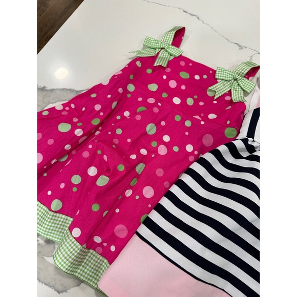 Bonnie Baby Girls 18M Dress Bundle Polka Dot Stripe Tulle Party Dresses - Picture 4 of 5